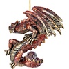 image:imageDesign Toscano Blitzer the T Rex Dinosaur Christmas Tree Ornament 5 InchLight Dragon