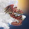 image:imageDesign Toscano Blitzer the T Rex Dinosaur Christmas Tree Ornament 5 InchLight Dragon