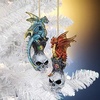 image:imageDesign Toscano Blitzer the T Rex Dinosaur Christmas Tree Ornament 5 InchSkull Hollow