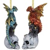image:imageDesign Toscano Blitzer the T Rex Dinosaur Christmas Tree Ornament 5 InchSkull Hollow