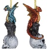 image:imageDesign Toscano Blitzer the T Rex Dinosaur Christmas Tree Ornament 5 InchSkull Hollow