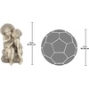 image:imageDesign Toscano Boy and Girl Garden Decor Statue 14 Inch Polyresin Antique StoneKissing Kids Boy and Girl