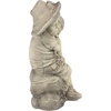 image:imageDesign Toscano Boy and Girl Garden Decor Statue 14 Inch Polyresin Antique StoneKissing Kids Boy and Girl