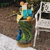 image:imageDesign Toscano British Decor Rex the Bachelor Bulldog Butler Side Table 27 Inch Full ColorProvocative Peacock
