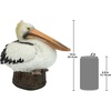 image:imageDesign Toscano Coastal Decor Oceans Perch Pelicans Garden Bird Statue 9 Inch Wide 24 Inch Tall Cast Stone Resin Full Color FinishDock of the Bay