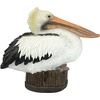 image:imageDesign Toscano Coastal Decor Oceans Perch Pelicans Garden Bird Statue 9 Inch Wide 24 Inch Tall Cast Stone Resin Full Color FinishDock of the Bay