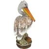 image:imageDesign Toscano Coastal Decor Oceans Perch Pelicans Garden Bird Statue 9 Inch Wide 24 Inch Tall Cast Stone Resin Full Color FinishPier 51