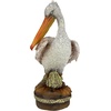 image:imageDesign Toscano Coastal Decor Oceans Perch Pelicans Garden Bird Statue 9 Inch Wide 24 Inch Tall Cast Stone Resin Full Color FinishPier 51