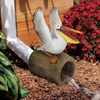 image:imageDesign Toscano Coastal Decor Oceans Perch Pelicans Garden Bird Statue 9 Inch Wide 24 Inch Tall Cast Stone Resin Full Color FinishSplash