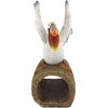 image:imageDesign Toscano Coastal Decor Oceans Perch Pelicans Garden Bird Statue 9 Inch Wide 24 Inch Tall Cast Stone Resin Full Color FinishSplash