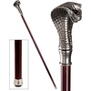 image:imageDesign Toscano Cobra Pewter Walking StickCobra Walking Stick with Pewter Handle