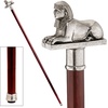 image:imageDesign Toscano Cobra Pewter Walking StickEgyptian Sphinx Walking Stick Swagger Cane
