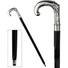 image:imageDesign Toscano Cobra Pewter Walking StickEmpress Collection Eve in Eden Solid Hardwood Walking Stick