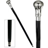 image:imageDesign Toscano Cobra Pewter Walking StickFlamboyant Floral Solid Hardwood Walking Stick