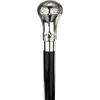 image:imageDesign Toscano Cobra Pewter Walking StickFlamboyant Floral Solid Hardwood Walking Stick