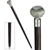 image:imageDesign Toscano Cobra Pewter Walking StickGreen Sphere Gentlemans Walking Stick