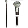 image:imageDesign Toscano Cobra Pewter Walking StickGreen Sphere Gentlemans Walking Stick