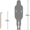 image:imageDesign Toscano Cobra Pewter Walking StickLion Brass Handle and Hardwood Cane