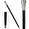 image:imageDesign Toscano Cobra Pewter Walking StickTop Hat and Tails Solid Hardwood Walking Stick