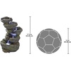 image:imageDesign Toscano Columbia Falls Illuminated Garden FountainBreakneck Fall Illuminated Fountain