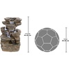 image:imageDesign Toscano Columbia Falls Illuminated Garden FountainDevil Thumb Fall Illuminated Fountain