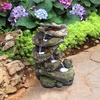 image:imageDesign Toscano Columbia Falls Illuminated Garden FountainMequite Fall Illuminated Fountain