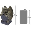 image:imageDesign Toscano Column of Maenads Women IndoorOutdoor Sculptural Display Pedestal Plant Stand 28 inches tall Cast Stone Resin Antique Stone FinishMedieval Marauder Gargoyle Statue