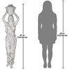 image:imageDesign Toscano Dione the Divine Greek Water Woman IndoorOutdoor Garden Statue Grande 38 inches tall Cast Stone Resin Antique Stone FinishAntique Stone