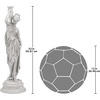 image:imageDesign Toscano Dione the Divine Greek Water Woman IndoorOutdoor Garden Statue Grande 38 inches tall Cast Stone Resin Antique Stone FinishAntique Stone