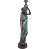 image:imageDesign Toscano Dione the Divine Greek Water Woman IndoorOutdoor Garden Statue Grande 38 inches tall Cast Stone Resin Antique Stone FinishCast Bronze Water Goddess