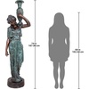 image:imageDesign Toscano Dione the Divine Greek Water Woman IndoorOutdoor Garden Statue Grande 38 inches tall Cast Stone Resin Antique Stone FinishCast Bronze Water Goddess