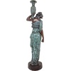 image:imageDesign Toscano Dione the Divine Greek Water Woman IndoorOutdoor Garden Statue Grande 38 inches tall Cast Stone Resin Antique Stone FinishCast Bronze Water Goddess