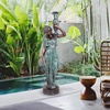 image:imageDesign Toscano Dione the Divine Greek Water Woman IndoorOutdoor Garden Statue Grande 38 inches tall Cast Stone Resin Antique Stone FinishCast Bronze Water Goddess