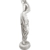 image:imageDesign Toscano Dione the Divine Greek Water Woman IndoorOutdoor Garden Statue Grande 38 inches tall Cast Stone Resin Antique Stone FinishHandcast Polyresin  Antique Stone Finish