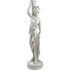 image:imageDesign Toscano Dione the Divine Greek Water Woman IndoorOutdoor Garden Statue Grande 38 inches tall Cast Stone Resin Antique Stone FinishHandcast Polyresin  Antique Stone Finish