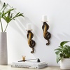 image:imageDesign Toscano Elephant African Decor Candle Holder Wall Sconce Sculpture 12 Inch Cast Stone Resin Full Color FinishArt Deco