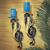 image:imageDesign Toscano Elephant African Decor Candle Holder Wall Sconce Sculpture 12 Inch Cast Stone Resin Full Color FinishArt Deco