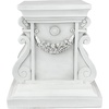 image:imageDesign Toscano English Rosette IndoorOutdoor Sculptural Garden Plinth Base Statue Riser Large 125 Inch Tall Cast Stone Resin Antique Stone FinishMedium