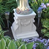 image:imageDesign Toscano English Rosette IndoorOutdoor Sculptural Garden Plinth Base Statue Riser Large 125 Inch Tall Cast Stone Resin Antique Stone FinishMedium