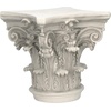 image:imageDesign Toscano English Rosette IndoorOutdoor Sculptural Garden Plinth Base Statue Riser Large 125 Inch Tall Cast Stone Resin Antique Stone FinishSmall