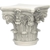 image:imageDesign Toscano English Rosette IndoorOutdoor Sculptural Garden Plinth Base Statue Riser Large 125 Inch Tall Cast Stone Resin Antique Stone FinishSmall