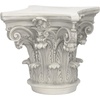image:imageDesign Toscano English Rosette IndoorOutdoor Sculptural Garden Plinth Base Statue Riser Large 125 Inch Tall Cast Stone Resin Antique Stone FinishSmall