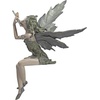 image:imageDesign Toscano Fairy of the West Wind Shelf Sitting Garden Statue 19 Inch Tall Cast Stone Resin Two Tone Stone FinishSet of 2