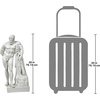 image:imageDesign Toscano Farnese Hercules Greek Hero Man of Strength IndoorOutdoor Garden Statue 30 inches tall Cast Stone Resin Antique Stone FinishHerculese  30 Inch