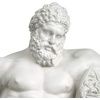 image:imageDesign Toscano Farnese Hercules Greek Hero Man of Strength IndoorOutdoor Garden Statue 30 inches tall Cast Stone Resin Antique Stone FinishHerculese  30 Inch