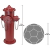 image:imageDesign Toscano Fire Hydrant Statue Puppy Pee Post and Pet StorageFire Hydrant