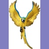 image:imageDesign Toscano Flapping Macaw Bird Tropical Decor Wall Sculpture 16 Inch Polyresin Full Color16L x 10W  Single