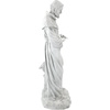 image:imageDesign Toscano Francis of Assisi Blessing Religious Garden Decor Statue with Bird Bath Feeder 19 inches Tall Cast Stone Resin Gray Stone FinishAntique Stone