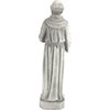 image:imageDesign Toscano Francis of Assisi Blessing Religious Garden Decor Statue with Bird Bath Feeder 19 inches Tall Cast Stone Resin Gray Stone FinishAntique Stone