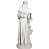 image:imageDesign Toscano Francis of Assisi Blessing Religious Garden Decor Statue with Bird Bath Feeder 19 inches Tall Cast Stone Resin Gray Stone FinishAntique Stone